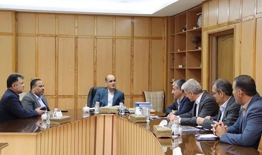 دیدار دکتر هاشم امینی مدیرعامل شركت مهندسی آبفای كشور با استاندار گیلان