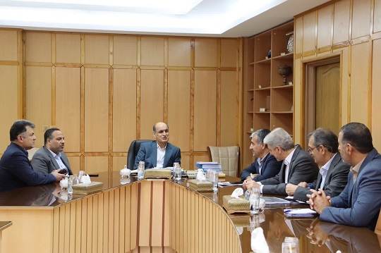 دیدار دکتر هاشم امینی مدیرعامل شركت مهندسی آبفای كشور با استاندار گیلان