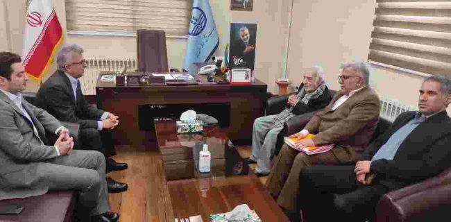 دیدار پروفسور پیروز با رئیس دانشگاه علوم پزشکی گیلان