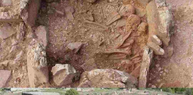 کشف بقایای گورستانی با قدمت بیش از سه هزارسال در جنوب شهر رشت