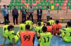 بدرقه تیم فوتسال آمارد لاهیجان به مسابقات لیگ کشوری با حضور فرماندار