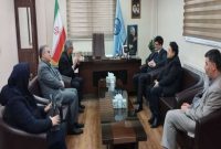 دیدار نماینده شفت و فومن با رئیس دانشگاه علوم پزشکی گیلان