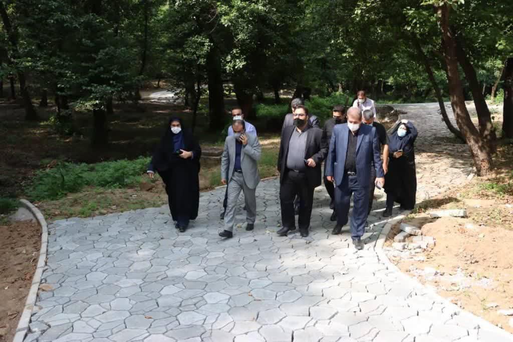 بازدید شهردار رشت از روند پیشرفت فیزیکی عملیات احداث پارک ۴۵۰ هکتاری لاکان و پارک سالار مشکات ۲