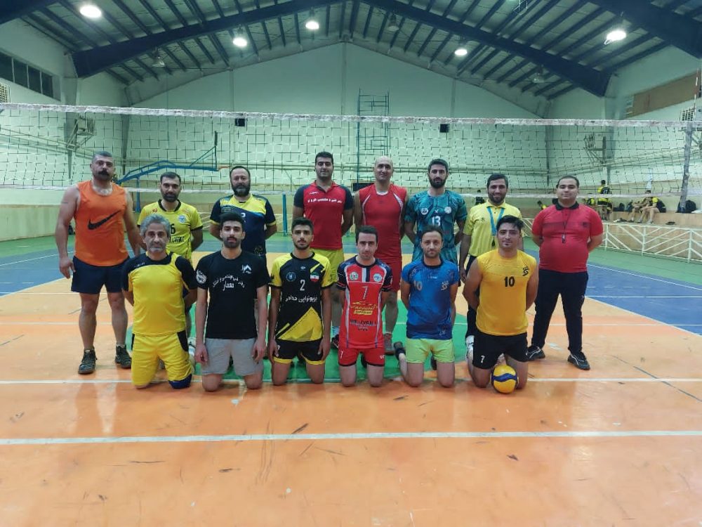 قهرمانی تیم والیبال هیات والیبال بسیج ناحیه لنگرود در تورنمنت ۴ جانبه