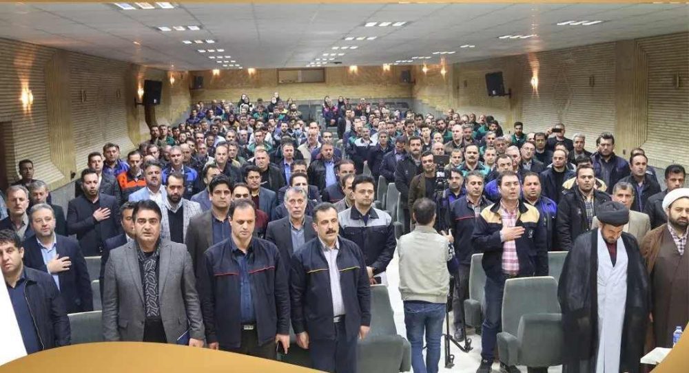 جشن پایان سالِ کاری در شرکت صنایع چوب و کاغذ ایران چوکا