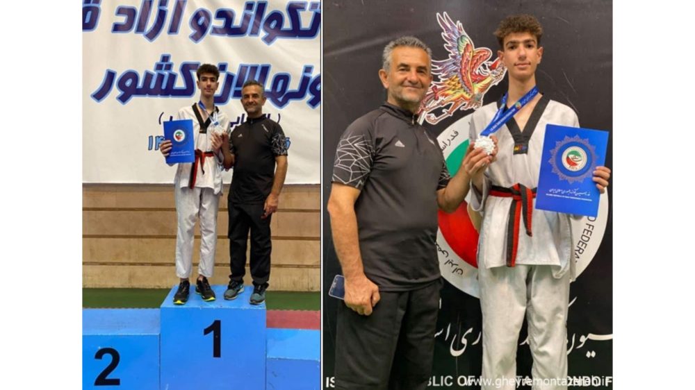 ابوالفضل دولت‌پور تکواندوکار گیلانی، موفق به کسب مدال نقره در مسابقات تکواندو آزاد قهرمانی نونهالان کشور شد