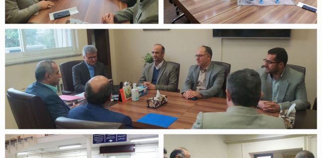 دیدار نوروزی معاون فرهنگی و دانشجویی دانشگاه با رئیس دانشگاه علوم پزشکی گیلان