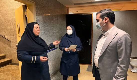 بازدید معاون توسعه مدیریت، منابع و برنامه‌ریزی دانشگاه از بیمارستان های دکتر پیروز و سید الشهدا لاهیجان