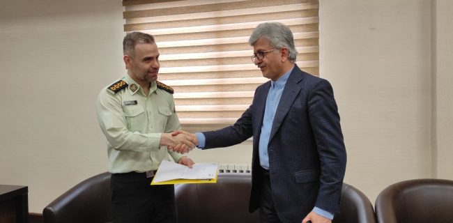 امضای تفاهمنامه همکاری پلیس با دانشگاه علوم پزشکی گیلان