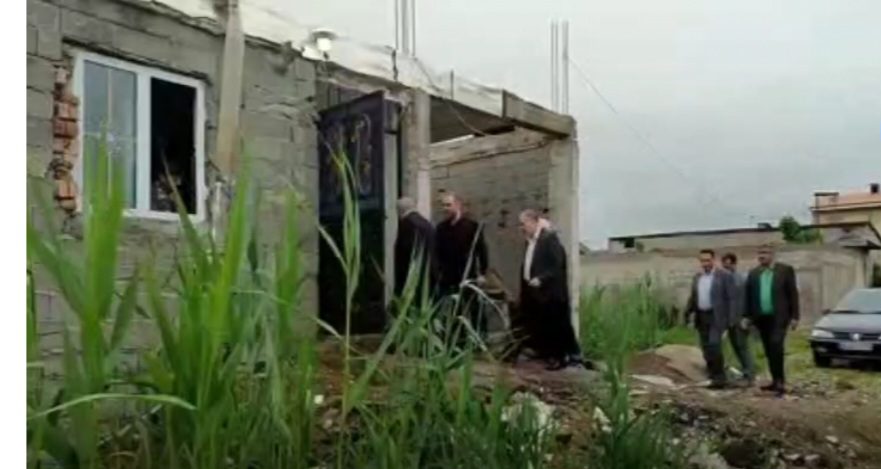 بازدید و سرکشی مدیرکل زندان‌های گیلان از منزل زندانیان نیازمند