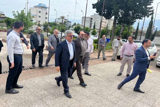 دکتر آشوبی رئیس دانشگاه علوم پزشکی گیلان از بیمارستان شهدای رضوانشهر بازدید کرد