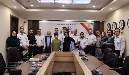 از کارشناسان عملیاتی اورژانس گیلان با حضور خانواده‌ بیماران تقدیر شد