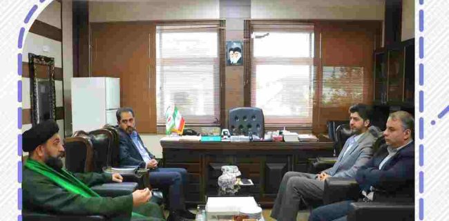 دیدار وحید پورحضرت شهردار بندرانزلی با رییس شورای اسلامی شهر بندرانزلی