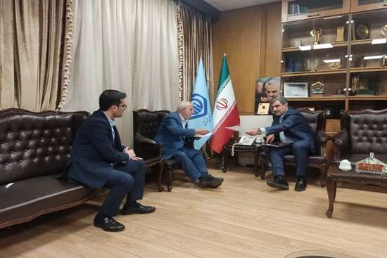 دیدار معاون توسعه مدیریت، منابع و برنامه ریزی دانشگاه به همراه مهندس جبار کوچکی نژاد با مدیرعامل سازمان تامین اجتماعی کشور