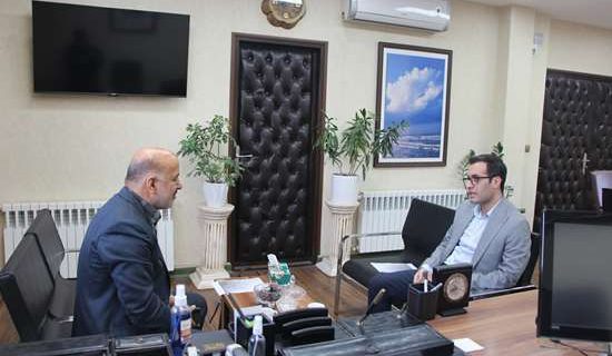 دیدار سلمان زارع نماینده مردم لاهیجان و سیاهکل در مجلس شورای اسلامی با معاون توسعه و مدیریت دانشگاه علوم پزشکی