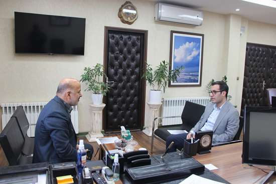 دیدار سلمان زارع نماینده مردم لاهیجان و سیاهکل در مجلس شورای اسلامی با معاون توسعه و مدیریت دانشگاه علوم پزشکی