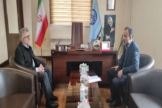 نشست دکتر ابراهیم نجفی نماینده مردم آستانه اشرفیه با رئیس دانشگاه علوم پزشکی گیلان