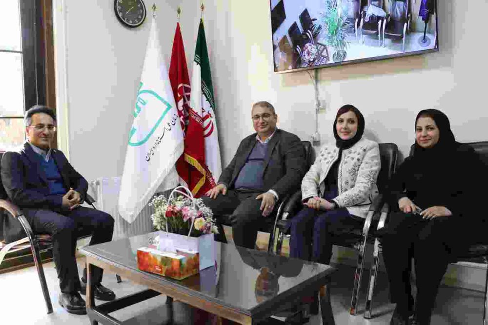 دیدار دکتر اسحق جمال امیدی مدیرعامل و نایب رئیس هیئت مدیره شرکت سیمان خزر با دکتر مهدی محمدی مدیر کل استاندارد استان گیلان 