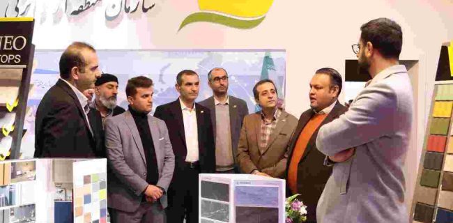 دیپلماسی اقتصادی در سومین نمایشگاه بین‌المللی اوراسیا از حضور رئیس‌جمهور تا مدیرعامل میر بیزینس بانك در غرفه منطقه آزاد انزلی