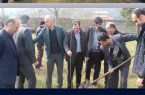 حضور دکتر صادق پور شهردار و رمضانی عضو شورای اسلامی شهر لنگرود در مراسم روز درختکاری