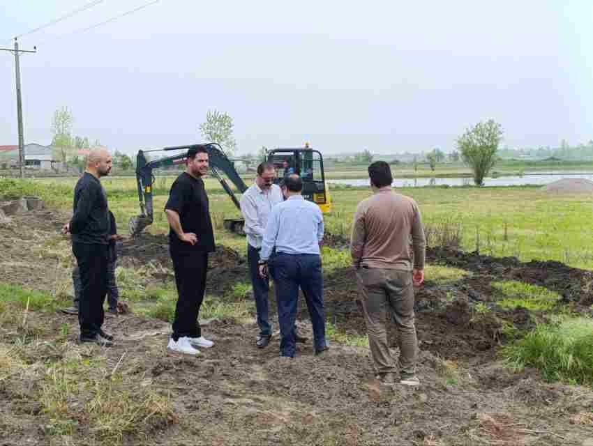 بازدید مهندس ذاکری شهردار چاف و چمخاله و اعضای شورای اسلامی شهر چاف وچمخاله   از روند تعریض و زیرسازی جاده چاف به تازه آباد