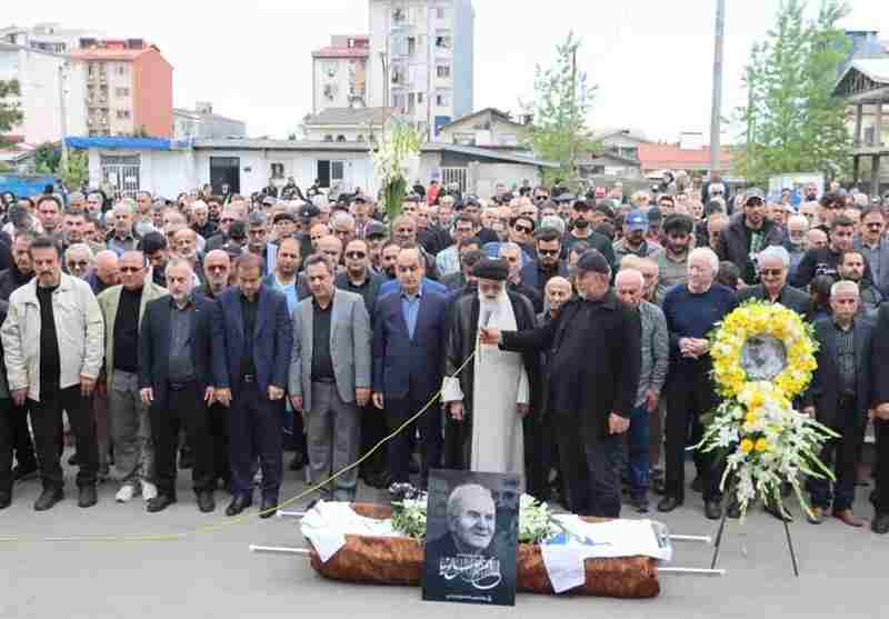 خاکسپاری باشکوه بنیان‌گذار باشگاه ملوان بندرانزلی، در میان بدرقه باشکوه مردم، مسئولان و چهره‌های برجسته ورزشی