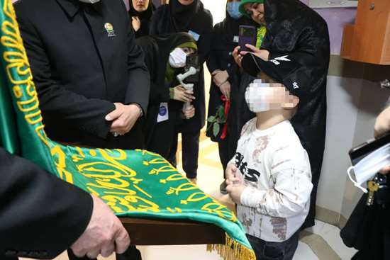 حضور خدام آستان قدس رضوی در مرکز آموزشی و درمانی ۱۷ شهریور رشت