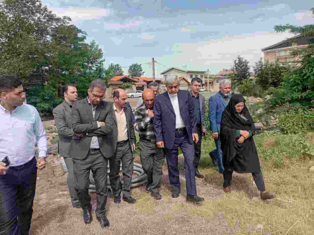 بازدید میدانی فرماندار رشت از روستاهای بخش مرکزی