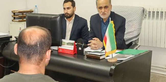 بازدید دادستان مرکز استان به مناسبت هفته قوه قضاییه از زندان مرکزی رشت