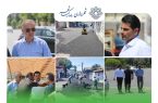 بازدید سرپرست شهرداری بندرکیاشهر از اجرای پروژه روکش آسفالت