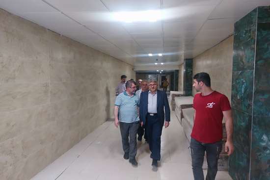 حضور میدانی رئیس دانشگاه علوم پزشکی گیلان در بیمارستان قائم(عج) رشت