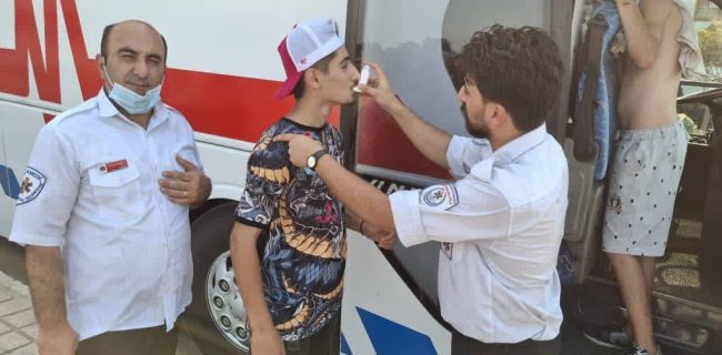 افزایش شمار مصدومان حریق مجتمع ونوس منطقه آزاد انزلی به ۴۶ تن