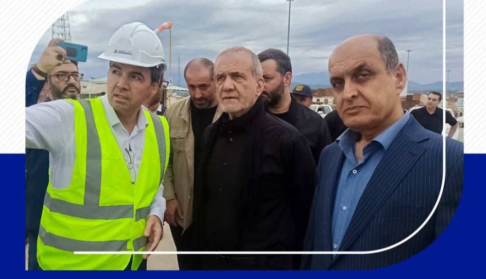 بازدید رییس جمهور از بندر تجاری آستارا 