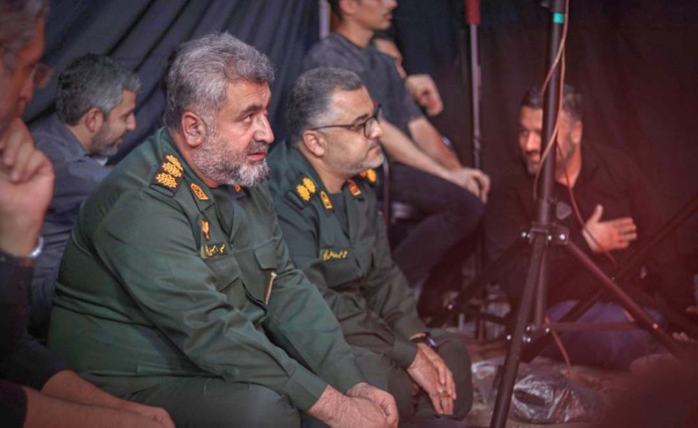 مراسم اربعین شهدای جنگ ۱۲ روزه گیلان