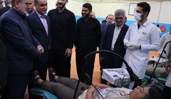 بازدید استاندار گیلان از اردوی جهادی دانشجویان علوم پزشکی در اطاقور