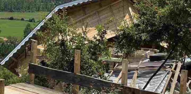 تخریب ساخت‌وسازهای غیرمجاز در بام سبز ماسال آغاز شد