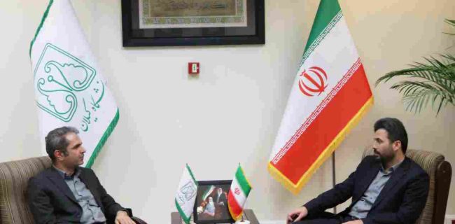 دیدار نماینده مردم شهرستان‌های رشت و خمام در مجلس شورای اسلامی با سرپرست دانشگاه گیلان