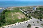 زمین ورزشی جنب بازار هفتگی به مالکیت شهرداری کلاچای در آمد 