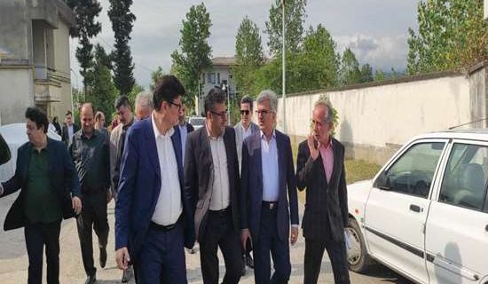 بازدید میدانی رئیس دانشگاه علوم پزشکی گیلان و هیئت همراه از بیمارستان امام حسن مجتبی (ع) فومن