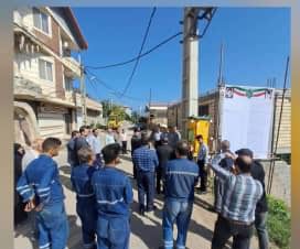 توضیح روابط عمومی توزیع برق گیلان در خصوص خبر یک افتتاحیه در شهر منجیل