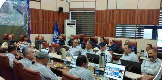 تقدیر از آتش‌نشانان و کارشناسان HSE اداره کل بنادر و دریانوردی گیلان به مناسبت روز ایمنی و آتش‌نشانی