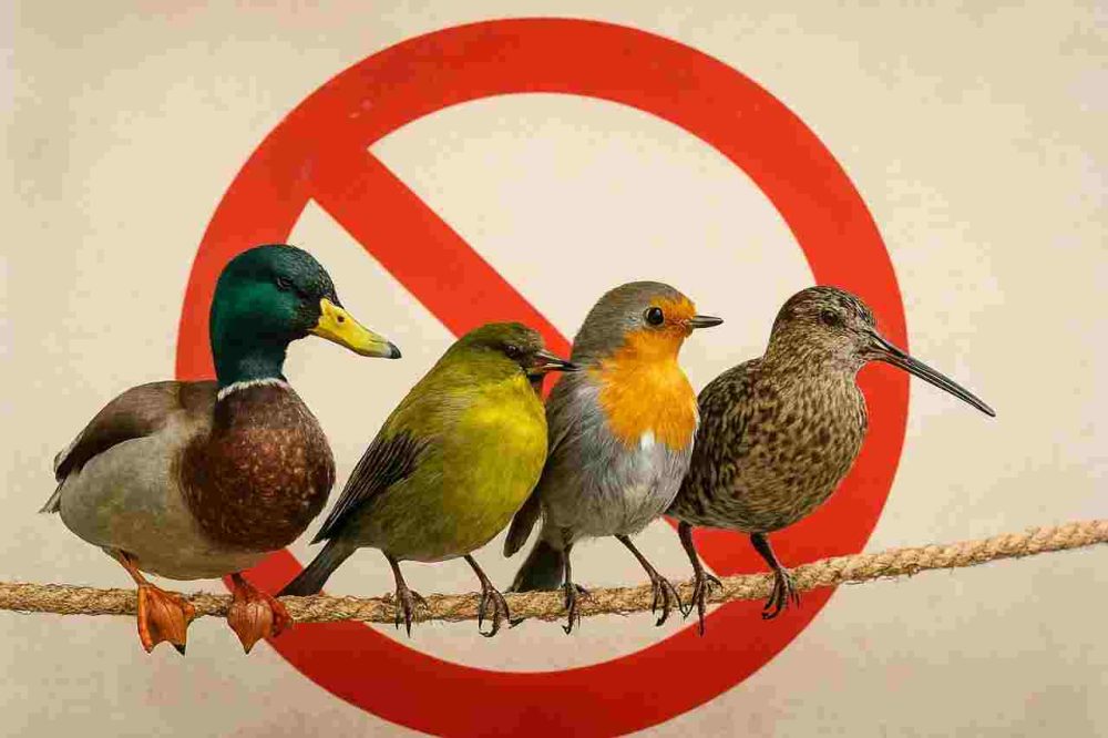 ممنوعیت عرضه و فروش پرندگان وحشی در بازار های گیلان