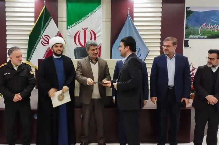 آیین تکریم و معارفه رئیس دادگستری و دادستان عمومی و انقلاب شهرستان تالش