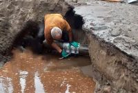 تكمیل پروژۀ شبكه جمع آوری فاضلاب شهرك شهید انصاری شهرستان رودسر