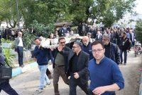 آیین تشییع پیکر خیر سلامت دکتر محمدصادق پیروز