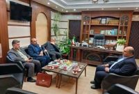 دیدار مدیرعامل شرکت شهرک‌های صنعتی استان گیلان با فرماندار لنگرود