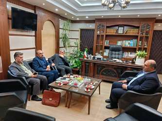 دیدار مدیرعامل شرکت شهرک‌های صنعتی استان گیلان با فرماندار لنگرود