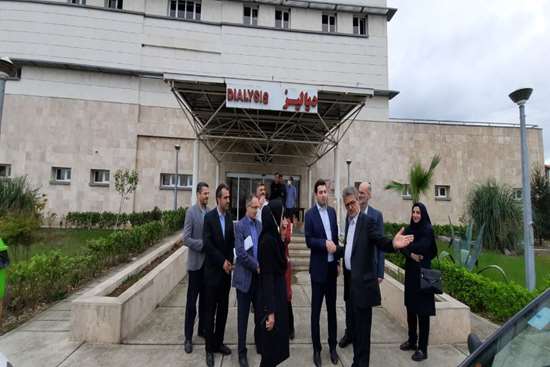 بازدید سرزده رئیس دانشگاه علوم پزشکی گیلان از بیمارستان شهید نورانی تالش