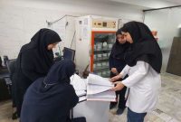 بازدید ارزیابان سازمان انتقال خون از مرکز آموزشی و درمانی حشمت رشت